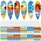 48 Pcs Beach Summer Party Favors Surfboard Keychains Toy Gifts Bulk Acrylic Mini Surfboard Sea Turtle Coconut Tree Key Chains for Florida California Hawaiian Bahamas Souvenirs Supplies